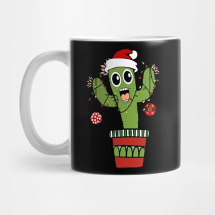 Cranky Cactus Christmas Lights Funny Christmas Tree Xmas Gift Mug